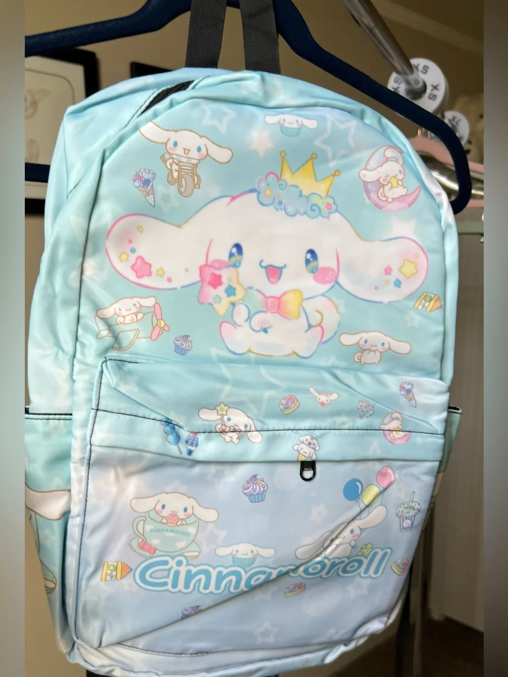 Cinnamoroll New Kids Backpack - Light Blue Cute Character Design